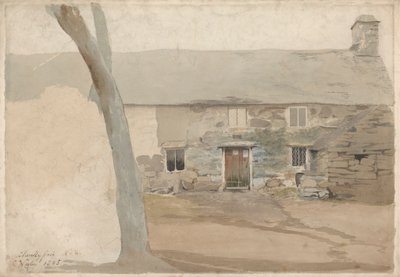 Hytter i Llanllyfni, Nord-Wales av Cornelius Varley