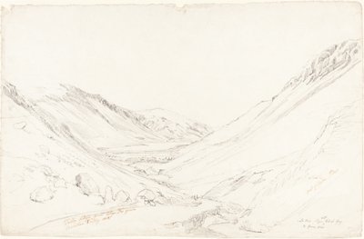 Tally Llyn fra Llyn Trigrain av Cornelius Varley