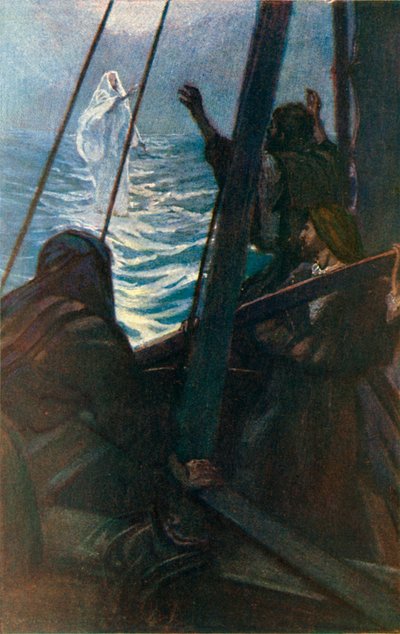 Jesus går på vannet av Corwin Knapp Linson