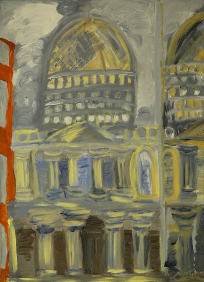 St Pauls Cathedral reflektert av Cosima Duggal