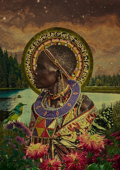 Afrikansk kvinne, naturånd av CosmoZach