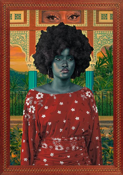 Tropisk portrett av en afro-kvinne av CosmoZach
