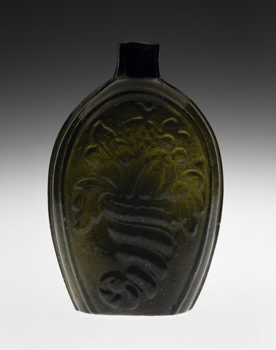 Figurkolbe, sannsynligvis 1820-tallet (ikke-blyglass) av Coventry Glass Works