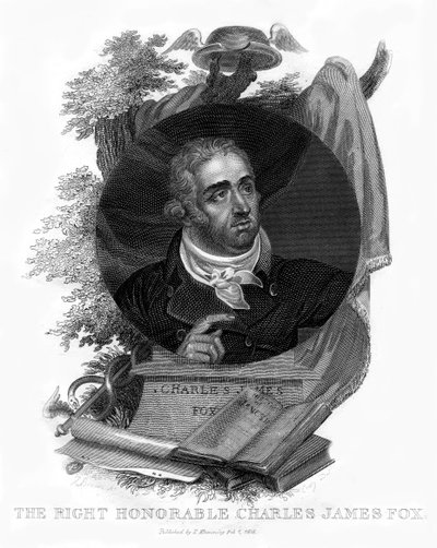 Charles James Fox , britisk whig-politiker, 1815. av Craig