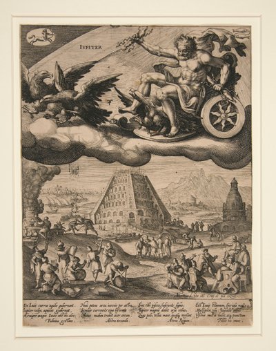 Jupiter, fra serien Seven Planets av Crispijn de Passe the Elder