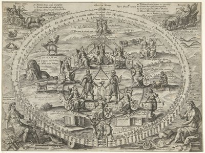 Allegori om enhet i republikken under våpenhvilen, 1609 Victoriae Premium (tittel på objekt) av Crispijn van de Passe (I)