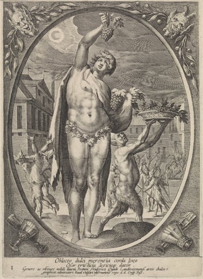 Bacchus Bacchus, Venus en Ceres (serietittel) av Crispijn van de Passe (I)