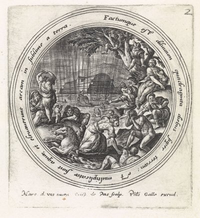 syndfloden History of Noah (serietittel) av Crispijn van de Passe (I)