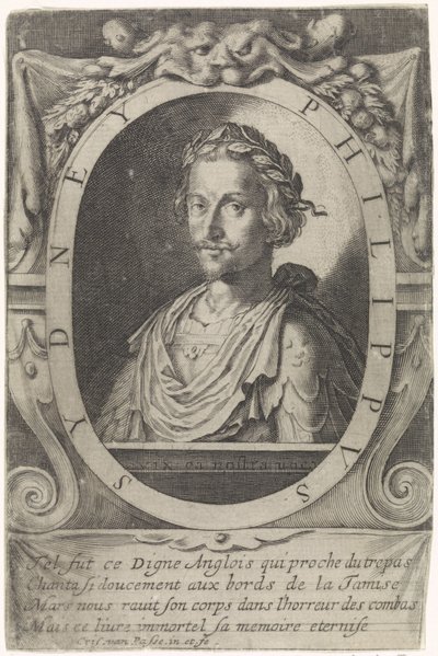 Portrett av Philip Sydney av Crispijn van de Passe (I)