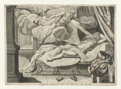 Jupiter og Semele Metamorphoses av Ovid (serietittel) av Crispijn van de Passe (II) (attributed to)