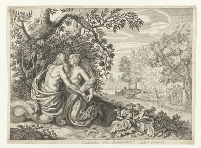 Harmonia i Cadmus Metamorphosen van Ovidius (serietittel) av Crispijn van de Passe (II)
