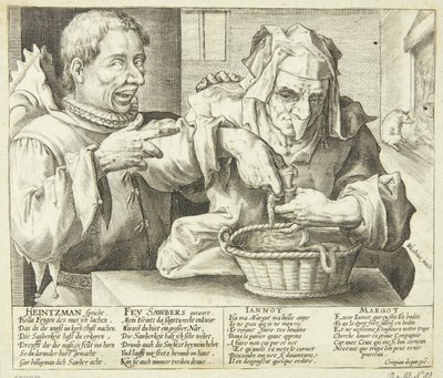 Satire på hygiene av Crispijn van de Passe