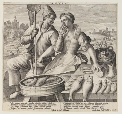 Aqua (vann), fra Elementene av Crispijn van de Passe I
