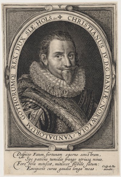 Christian IV, konge av Danmark av Crispijn van de Passe I