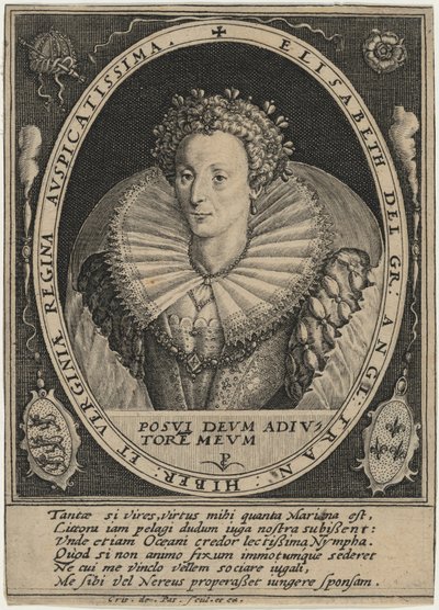 Elizabeth, dronning av England av Crispijn van de Passe I