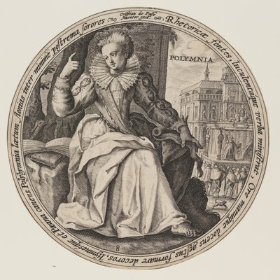 Erato, fra Musene av Crispijn van de Passe I