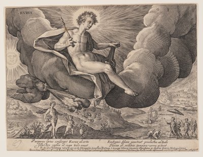 Eurus, fra Vindene av Crispijn van de Passe I