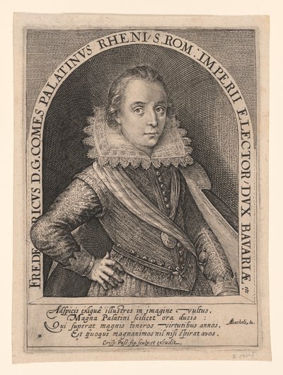 Fredrik V av Crispijn van de Passe I