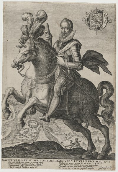 Maurits av Nassau, prins av Oranien av Crispijn van de Passe I