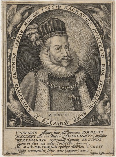 Rudolf II, romersk keiser av Crispijn van de Passe I