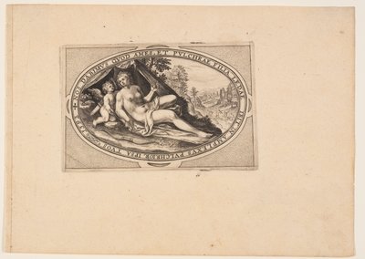 Venus, fra Guder og gudinner av Crispijn van de Passe I