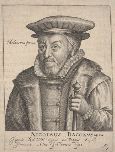 Nicholas Bacon av Crispin I de Passe