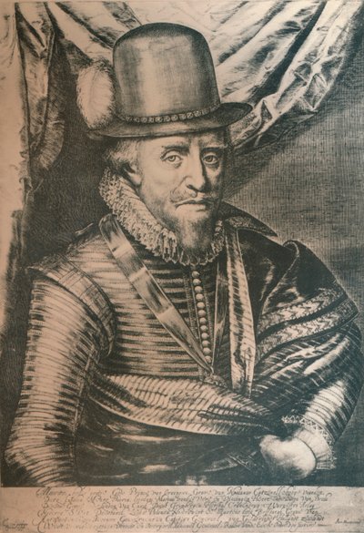 Maurice, Prince of Orange, 1600-tallet, 1924 av Crispyn van de Queboren
