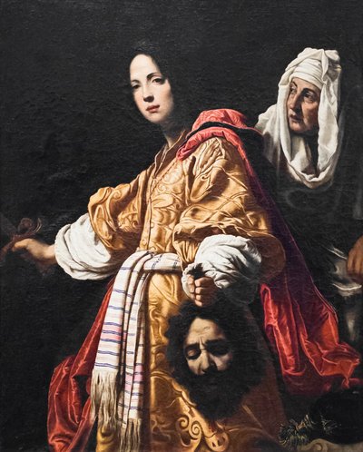 Judith med hodet til Holofernes (olje på lerret) av Cristofano Allori