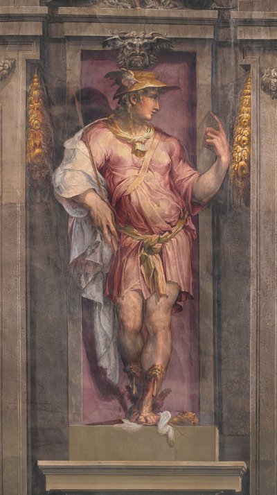 Merkur, 1556-1557 av Cristofano Gherardi