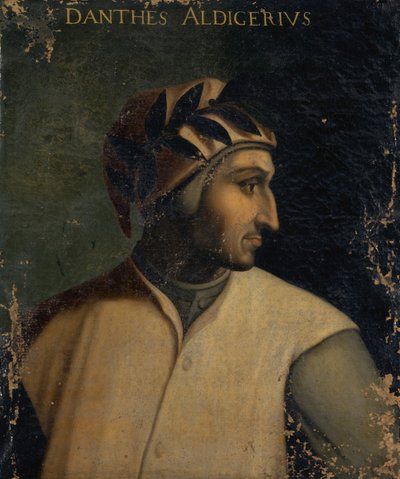 Portrett av Dante Alighieri, ca. 1560 av Cristofano dell Altissimo