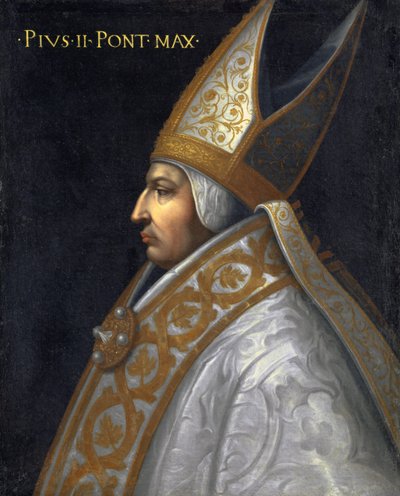Portrett av pave Pius II, ca. 1560 av Cristofano dell Altissimo