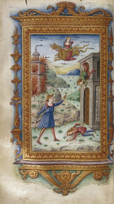 Død av sønnene til Medea Illustrasjon for The Heroides av Ovid, 1485-1499 av Cristoforo Majorana