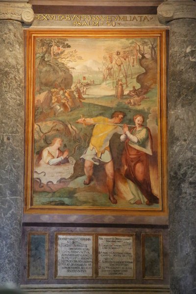 Martyrium of St Lucy og St Euphemia av andre helgener av Cristoforo and Tempesta, Antonio Roncalli