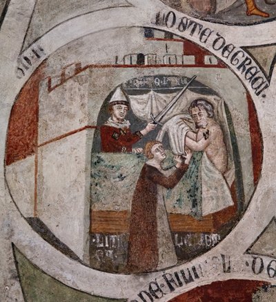 Agamemnon von Klytaimnestra immobilisiert von Cristoforo di & Piero Meo di Bindoccio