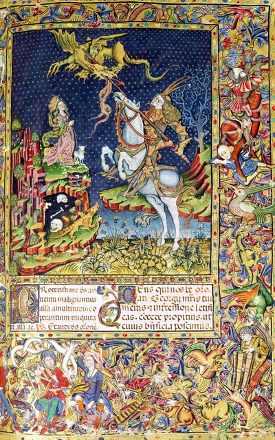 Missal av St. George av Topusko, 1400-1500-tallet av Croatian School