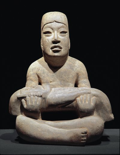 Lord of the Lines (offer av et barn) (skulptur) av Culture Olmec