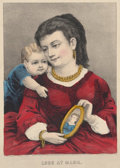 Se på mamma av Currier and Ives
