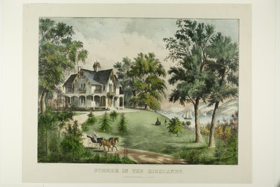 Sommer i høylandet av Currier and Ives