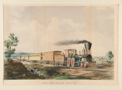 Ekspresstoget av Currier and Ives