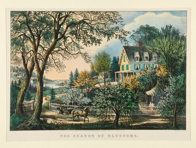 Blomstersesongen av Currier and Ives