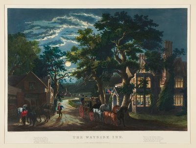 The Wayside Inn av Currier and Ives