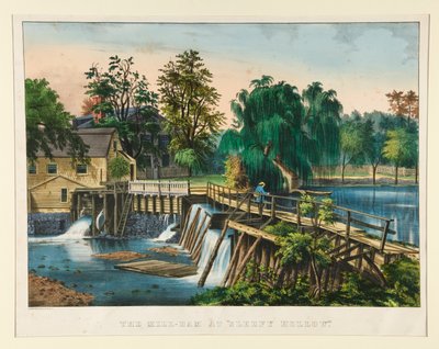 Mølledammen kl av Currier and Ives
