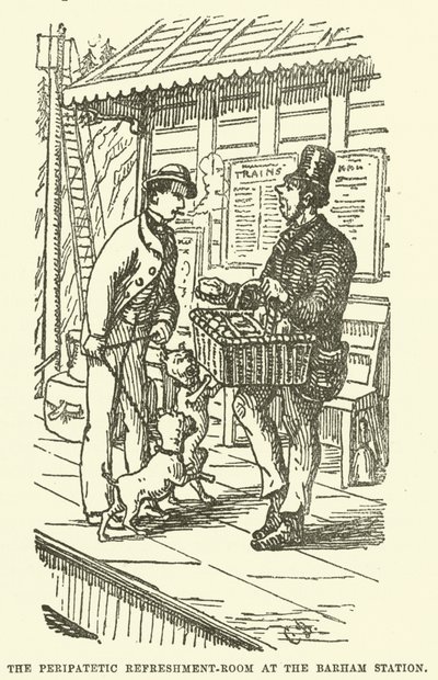 Illustrasjon for Little Mr Bouncer og hans venn Verdant Green av Cuthbert Bradley