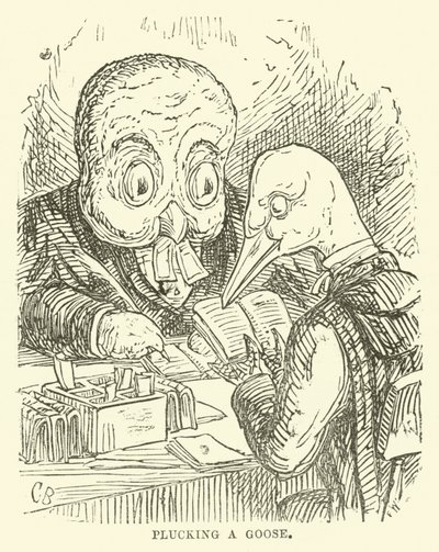 Illustrasjon for Little Mr Bouncer og hans venn Verdant Green av Cuthbert Bradley