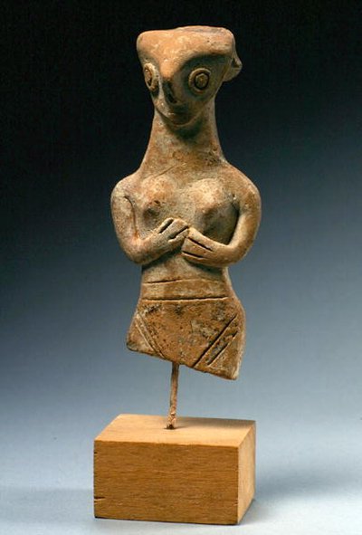 Menneskeskikkelse, sen bronsealder av Cypriot Cypriot