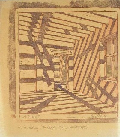 The Carcase, ca. 1929 (linosnitt) av Cyril Edward Power