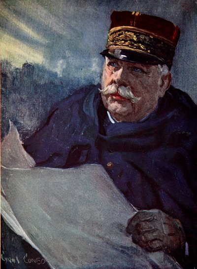 Illustrasjon fra 'Told in the Huts: The YMCA Gift Book', utgitt 1916 av Cyrus Cuneo