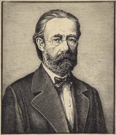 Portrett av Bedrich Smetana av Czech School