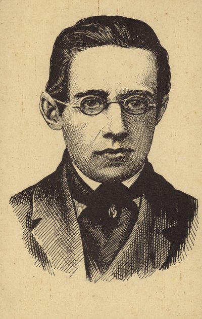 Portrett av Bedrich Smetana av Czech School