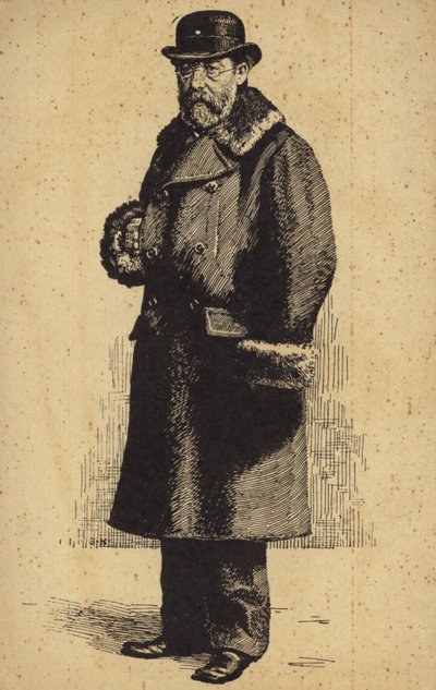 Portrett av Bedrich Smetana av Czech School